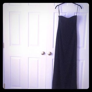Bob Mackie black floor length dress